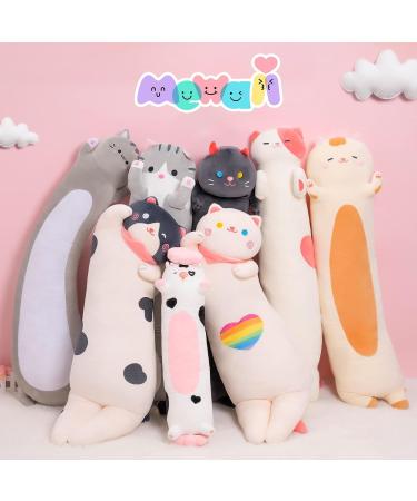 28in Black Cat Plush Pillow Stuffed Animal - Soft Squishy Toy for Kids - 28inch/70cm - Buy Online on SooperMarket.com
