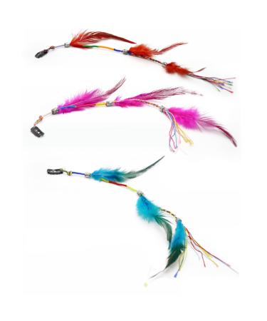 Bohemia Tassels Feather Hair Clip Colorful Feather Hair Barrettes Hair Decorations BohoPendant Hair Pin Women Headpiece Hair Braid Women Fashion Accessories Festival Hair Accessory Random color mixing