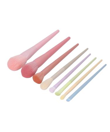 Powder Brush Set Artificial Fiber Wool Practical and Ergonomic Professional Makeup Brush Set 8 Pieces Soft for Daily Travel