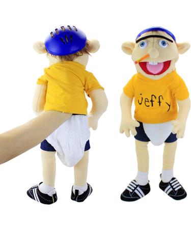 Jeffy Soft Plush Hand Puppet 58cm - Mischievous Funny Toy with Working Mouth | Perfect Gift for Kids - Birthday, Christmas, Halloween | Ideal for Play House and Teaching Preschool - Buy Online on SooperMarket.com