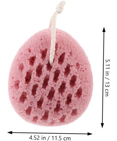 BCOATH Bath Stuff Body Wash Sponge Loofah Body Scrubber Exfoliating Sponge Bath Sponge Swirl Bath Shower Loofah Body Sponge Scrub Mesh Sponge Miss Bath Ball Frosted Pink Polyurethane - Buy Online on SooperMarket.com