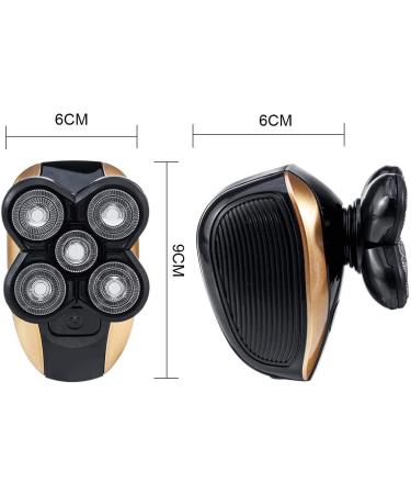 5 in 1 Rechargeable Electric Shaver for Men - 5D Floating Heads Hair Clipper Nose & Ear Trimmer Facial Cleaning Brush | International Shipping Available - Buy Online on SooperMarket.com
