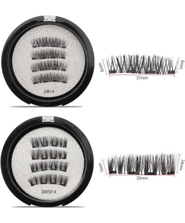 sunroot Magnetic Eyelashes with 2 Pairs Artificial Fiber Magnets Magnetic with Eyelash Curler 52HB-4 - Buy Online on SooperMarket.com