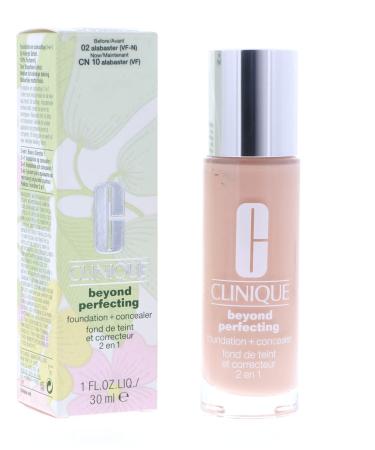Clinique Beyond Perfecting Foundation + Concealer - Lightweight  Moisturizing Makeup (Alabaster)