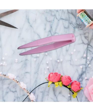Pearlfish 10PC Light Plastic Tweezers - Kids' Craft Clamp Tools for Handmade DIY Projects - Buy Online on SooperMarket.com