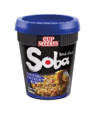 Nissin Soba Yakitori Chicken Noodle Cups 8x89g