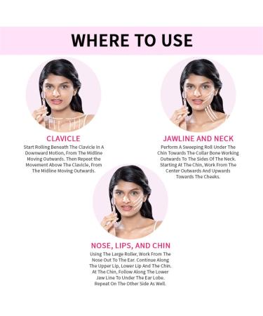 Nykaa Naturals Rose Quartz Face Massage Roller | Enhance Glow & Firm Skin | International Shipping - Buy Online on SooperMarket.com