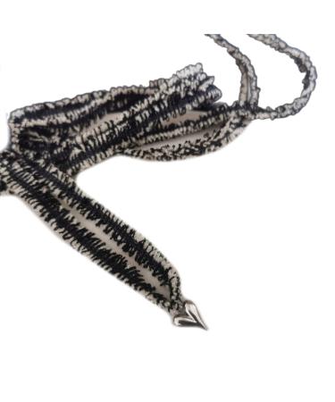 OralGos Elegant Heart Pendant Necklace Adjustable Choker Long Strap Clavicle Chain Perfect for Women Fabric