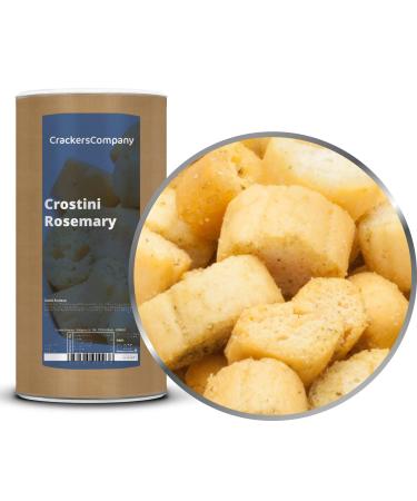 2 x 300g rosemary croutons bread cubes vegetarian vegan and lactose -free for salad soup snacks 2 x 300g in membrandosis (600g)