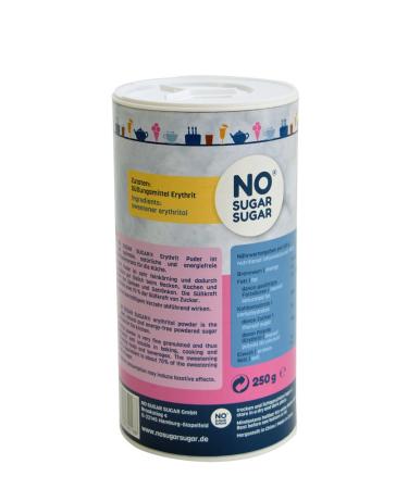 NO SUGAR SUGAR Erythritol Powder 250g - Calorie-Free Sugar Substitute for Healthy Baking - Buy Online on SooperMarket.com