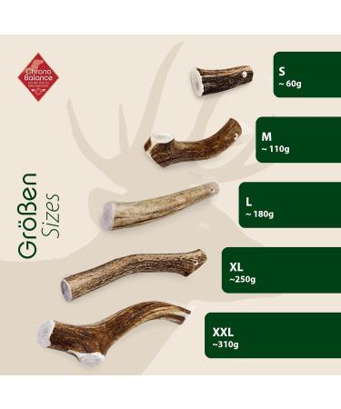 Chronobalance XS (5 Set) 100% Deer Antler Dog Toys & Treats | Additive-Free Chewing Bones | Whole Cake Stuff for Dogs - Buy Online on SooperMarket.com