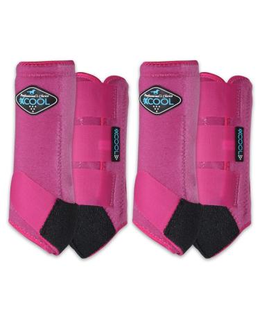 Professional's Choice 2XCOOL Sport Medical Boots 4-Pack M Raspberry