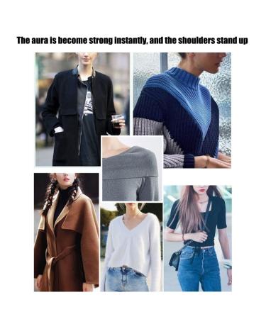 2 Pairs/4 PCS Silicone Shoulder Pads Invisible Shoulder Pads Anti-Slip Shoulder Push-Up Pads Shoulder Enhancer Adhesive Sticky Support Height Enhancer for Womens Clothing (Transparent +Skin) - Buy Online on SooperMarket.com