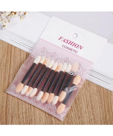 Dajidafu 10 Pieces Brush Double Sided Sponge Tipped Applying Eye Shadow Make Up DIY Salon Beginner Applicators Color Random - Buy Online on SooperMarket.com