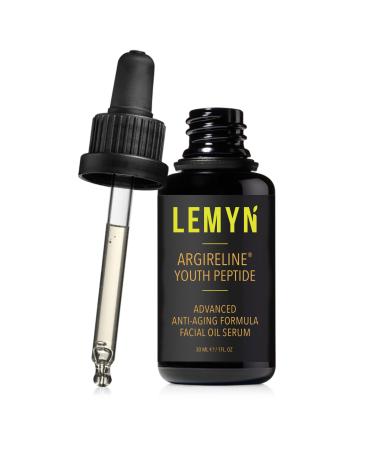 Argireline Youth Peptide Face Oil Serum | Anti-Aging Hydrating and Firming | Freshly Made Skincare | 30ml 1 Fl Oz (Pack of 1)