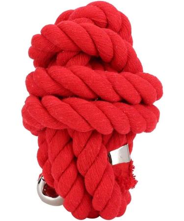 Felenny Horse Rope Leash Thickened Colorful Woven Bolt Rope Strong Durable Horse Leads Braided Cotton Rope (Red) - Buy Online on SooperMarket.com