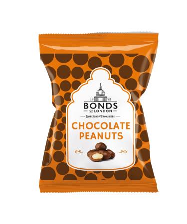 Bonds Chocolate Peanuts Bags | Milk Chocolate | A Traditional Favourite | No Artificial Colour | 100g | (Pack of 12)