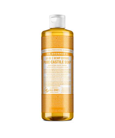 Dr. Bronner's Liquid Soap Citrus Liquid Soap Citrus Orange 473 ml Citrus 473 ml (1 pack)