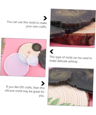 COHEALI 2 Pcs Silicone Mold Silicone Coasters Resin Coasters Cup Mat Casting Mold Tool Crystal - Buy Online on SooperMarket.com