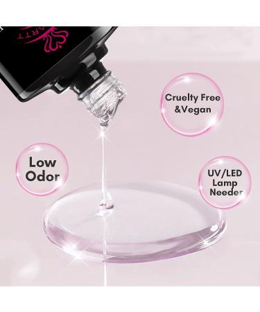 Makartt No Wipe Matte Gel Top Coat - 10ml Clear Finish for Nail Art Designs - Buy Online on SooperMarket.com