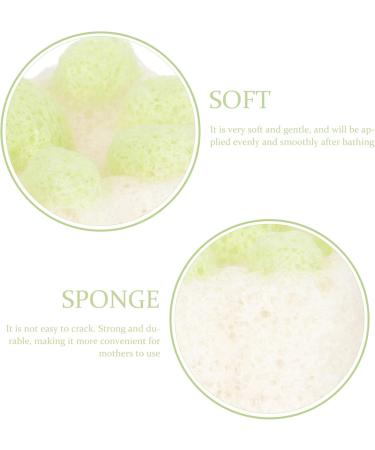 Kisangel Baby Facial Foam Loofah Sponge - Cat Paw Bath Sponge for Toddlers | Gentle Cleansing Pads & Body Powder Puff - Ideal for Bathing & Shower 4.9x4.8CM - Buy Online on SooperMarket.com