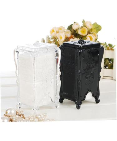 Beaupretty 2pcs Makeup Cotton Holders | Cosmetic Organizer & Nail Remover Storage Case - Perfect for Beauty Enthusiasts - Buy Online on SooperMarket.com