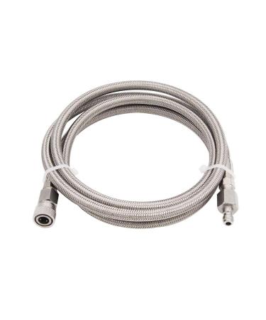 Paintball PCP Filling Hose Whip Extension Stainless Steel Air Fill Station & Charging System with Quick Disconnect