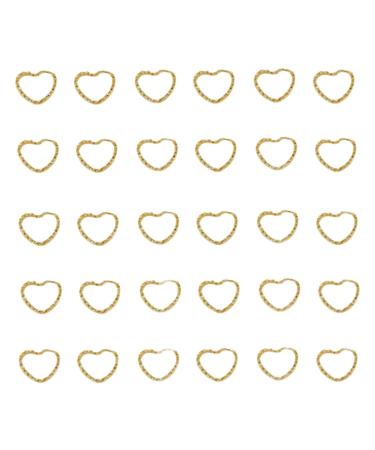 20/30 PCS Hair Beads Dreadlocks Hair Jewelry Women Braiding Hair Rings Clips Accessories Metal Cuffs Decoration B 30PCS