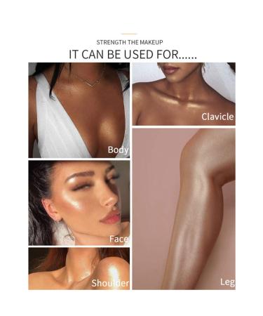 Highlighter Cream 20ml - Liquid Face Glow Illuminator | Shiny Body & Facial Contour Makeup - Buy Online on SooperMarket.com
