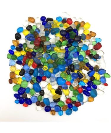 Natural Stone Coloured Glaze Tumbled StoneHome Decor Garden Flower Decorative Can be Used for (Size : 200G) ningxiao (Size : 150G) - Buy Online on SooperMarket.com