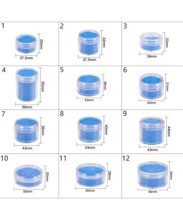 BENECREAT 30 Pack 15ml Round Clear Plastic Bead Jars with Screw Caps - Ideal for Beads Nail Art Glitter Makeup and Travel Cream - International Shipping Available - Buy Online on SooperMarket.com