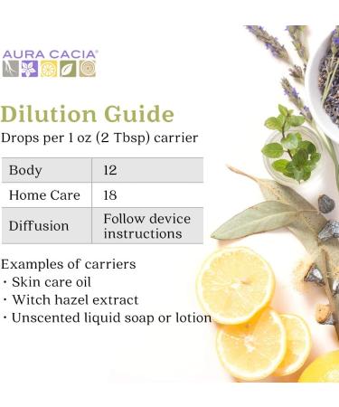 Aura Cacia 100% Pure Tea Tree Essential Oil - GCMS Tested - 7.4 ml with Uses Insert - Buy Online on SooperMarket.com