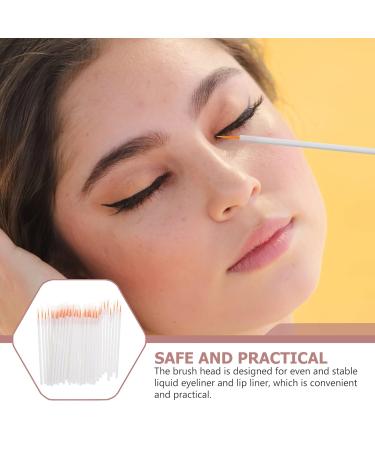 FOMIYES Liquid Eyeliner - 100 Pcs Nylon Fiber Applicators | Safe Eye Makeup Tools for Perfect Eyeliners - Buy Online on SooperMarket.com