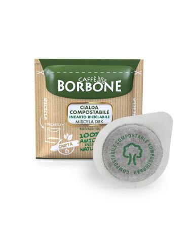 Caff Borbone coffee compostable pods decaffeinated DECH mix - 150 pieces - compatible with ESE System Paper Pads 44 mm decaffeinated DEK Mixing 1.08 kg (1 Pack)