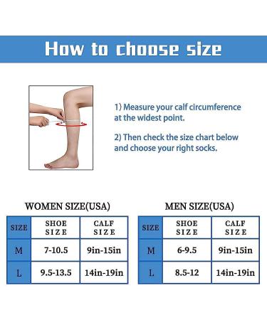 LightSele 8 Pairs Compression Socks - Knee High 15-20 mmHg for Men & Women - Small/Medium - Buy Online on SooperMarket.com
