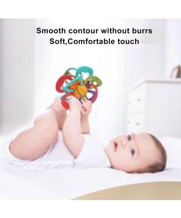 Baby Teething Toy Plastic Cement Baby Teether Teethers Baby Sensory Toys Ball for Children Infant - Buy Online on SooperMarket.com