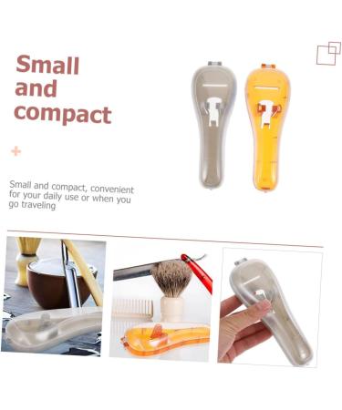 Angoily 2-Pack Razor Storage Box | Hard Shell Case for Safe Beard Travel | Durable Plastic Stand & Electrorasiser Holder - Buy Online on SooperMarket.com