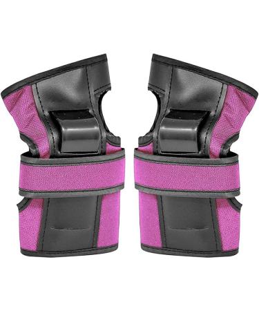 Hover-1 Nylon Protective Elbow Pads | Knee Pads & Wrist Guards for Ages 8+ | Hard PP Shells & EVA Foam Padding | Medium Size | Pink - Buy Online on SooperMarket.com