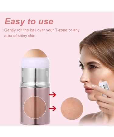 Oil Absorbing Face Roller - Portable Volcanic Oil Control Roller in Pink Aluminum Alloy | International Shipping Available - Buy Online on SooperMarket.com