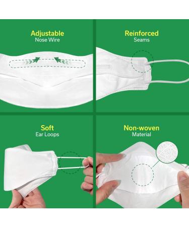 KLEANNARA OFFICIAL KF94 Fish Type Mask 4 Layer - Premium 3D Design Face Safety for Adults - Made in Korea [3Pcs/Pack - 5Packs] - Breathable & Protective - 94% Dust Block - Best Face Mask Gift - Daily Use - Buy Online on SooperMarket.com