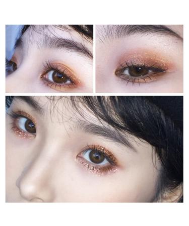 Go Ho 6 Colors Glitter Eyeshadow - Liquid Eyeliner Diamond Shine Eye Stick | Highly Pigmented Long-Wearing Makeup for Women - Buy Online on SooperMarket.com
