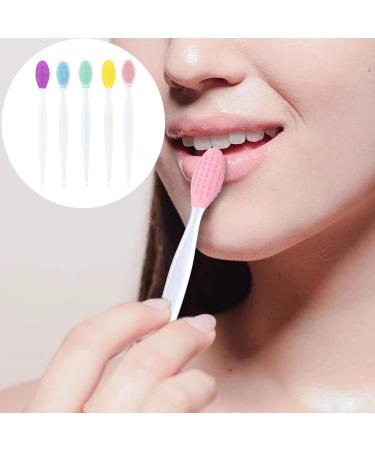 10Pcs Exfoliating Nose Brush Silicone Lip Brush Double-sided Soft Lip Brush Lip Scrub Brush Lip Scrubber Blackhead Brush for Lip Skin Smoothing Cleaning Perfect Makeup Tool Kits - Buy Online on SooperMarket.com