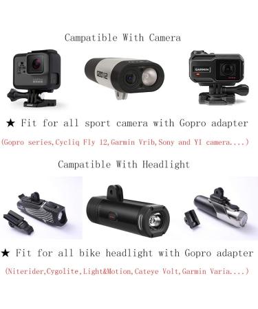 Corki Out-Front Mount for Wahoo Elemnt - Wahoo Gopro Combo | Bike Mount for Elemnt & Elemnt Bolt - Black - Buy Online on SooperMarket.com