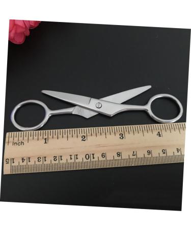 WOONEKY 2pcs Barber Shaving Tools Set - Stainless Steel Straight Razor & Mustache Scissors | Old Fashioned Yangjiang Manual Shaver - Buy Online on SooperMarket.com