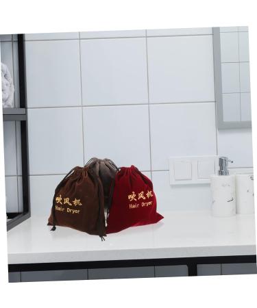 FOYTOKI 3 Pcs Hair Dryer Storage Bag Travel Hair Drawstring Bag Hair Accessory Bags Hair Dryer Pouch Fabric - Buy Online on SooperMarket.com