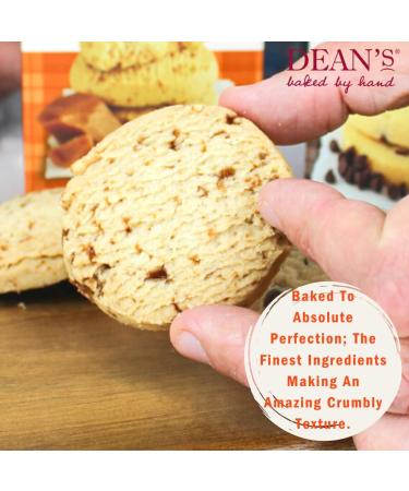 Deans Scottish Butterscotch Shortbread Biscuit - 130g Pack Luxury Butterscotch Shortbread Rounds. Great Flavour & Texture For Dunking In Tea/Coffee. Slowly Baked By Hand To An Original Scottish Recipe - Buy Online on SooperMarket.com