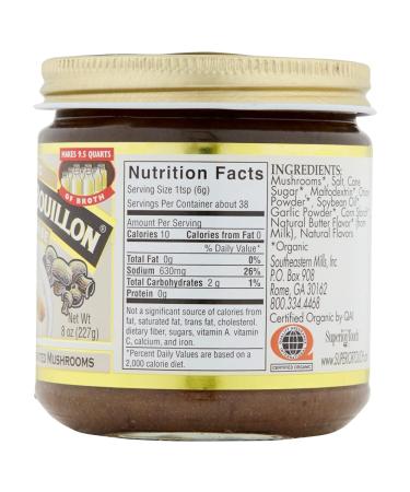 Better Than Bouillon Mushroom Base Organic  8 Ounce Jars (Pack of 1) 8 Ounce (Pack of 1) - Buy Online on SooperMarket.com