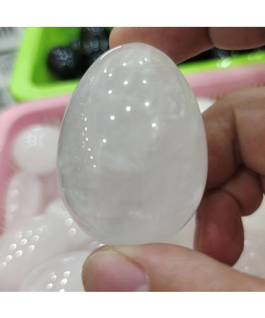 Specimen Healed 1pc Natural White Quartz Crystal Egg Shaped Rock Gemstone Natural Stones and Crystals As a Gift Gift