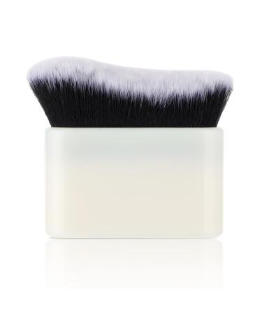 Tanning Brush For Self Tan Kabuki Foundation Brush Self Tanning Blending Brush For Makeup Self Tanner Back Applicator Body Makeup Brush For Legs Liquid Face Sunscreen Contour Blending Brush White