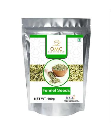 OMC Fennel Seeds (100gm Pack) | Whole Fennel Seeds | Green Saunf |